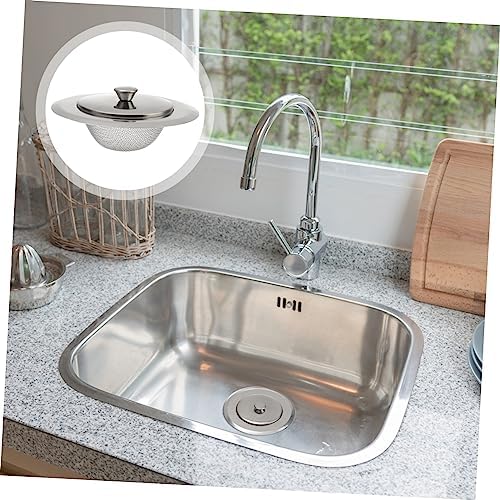 Stainless Steel Sink Strainer with Cover, Stopper, Drain Filter