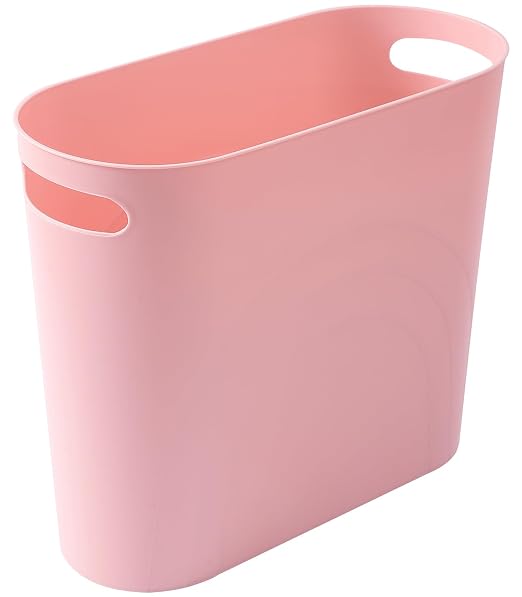 rejomiik Small Trash Can, 3.5 Gallon Slim Garbage Can Plastic Waste Basket by rejomiik