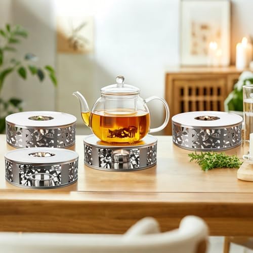 Tea Warmer Petals Silhouette, 4 Pack
