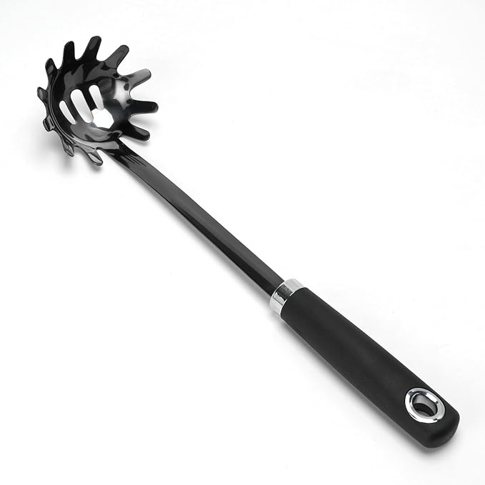 Stainless Steel Spaghetti Spoon, 13 Inch Pasta Server by JXWING