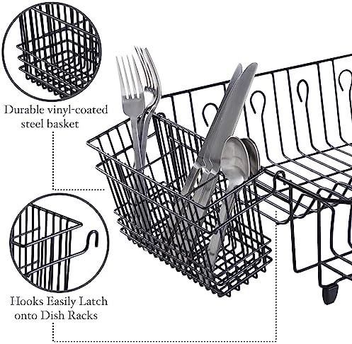 Kitchen Details Cutlery Basket in Black