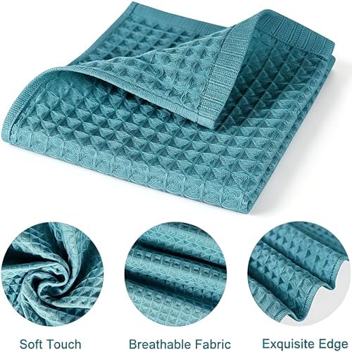vfaejll Kitchen Towels Set 6 Pack, 100% Cotton Waffle Weave Dish