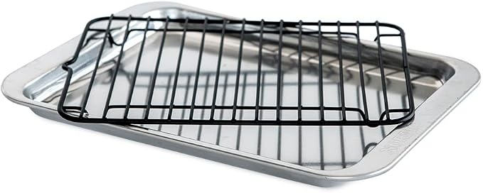 Nordic Ware Naturals 2 Piece Compact Pan Set, Toaster Oven, Counter Ovens - Image 2