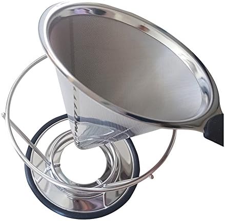 Jian Ya Na Coffee Filter Reusable Double Fine Mesh Pour Over Coffee