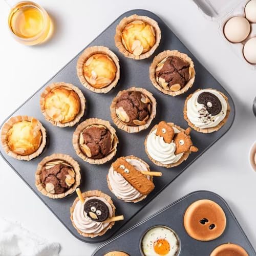 48-Cup Mini Muffin Pan, Carbon Steel Nonstick