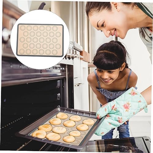 Silicone Baking Mat for Pastry Baking and Macaron Piping, Reusable