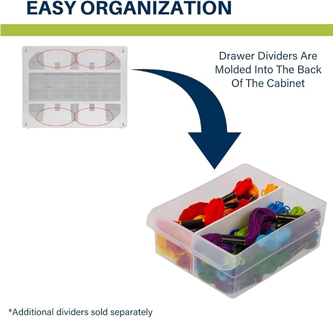 Akro-Mils 24-Drawer Plastic Drawer Storage Cabinet - Image 6
