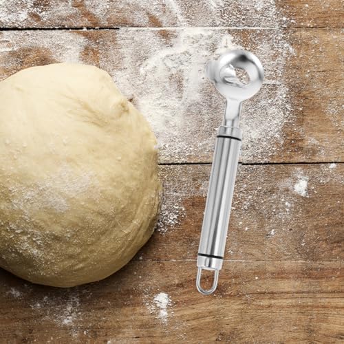 Hemoton Dough Cutter 7.20 Inch Stainless Steel Chinese Noodle Scraper
