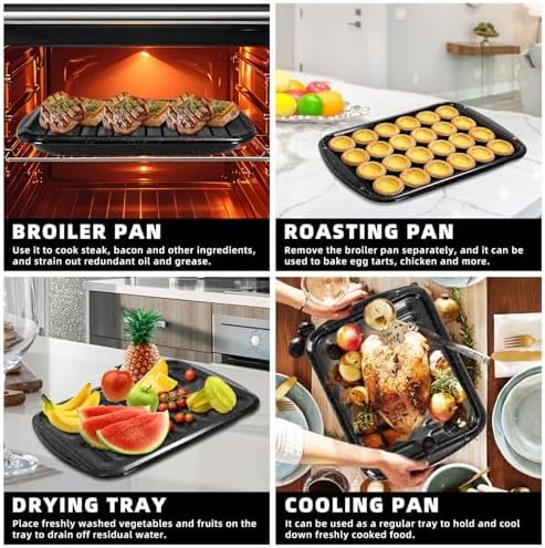 16.75" Broiler Pan for Oven Nonstick