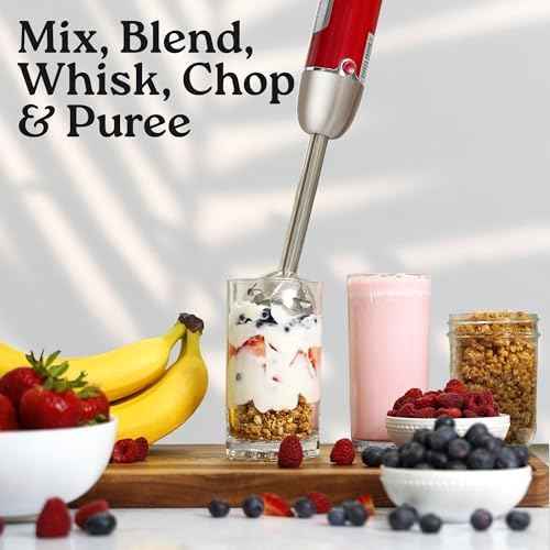 Zulay Kitchen Immersion Blender 800W Hand Blender with Turbo Mode