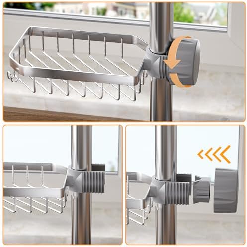 LONIN Stainless Steel Over-Faucet Sponge Holder