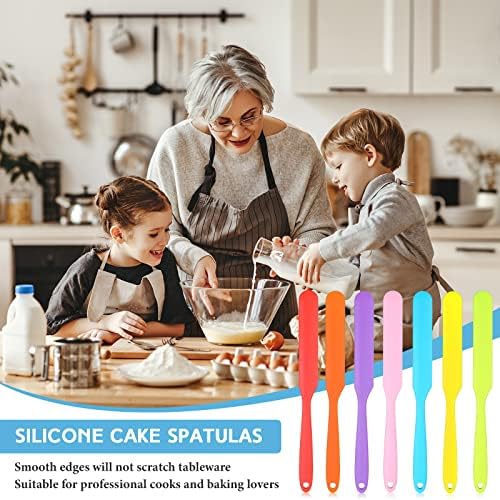 Lasnten 24-Piece Silicone Spatulas Set, Heat Resistant
