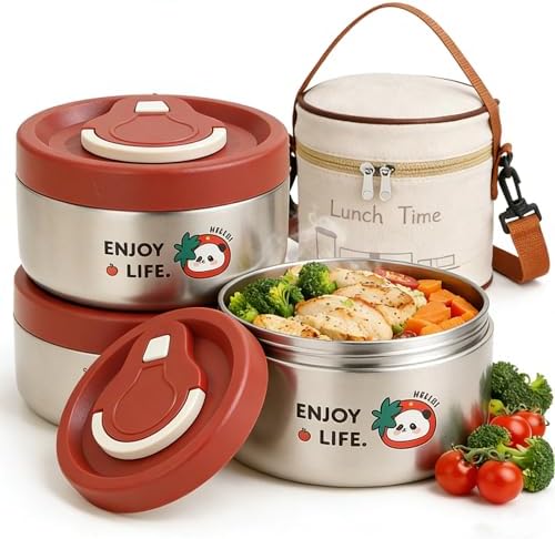 lunch box for women with Lunch Bag, Wide Mouth Vacuum Stainless Steel