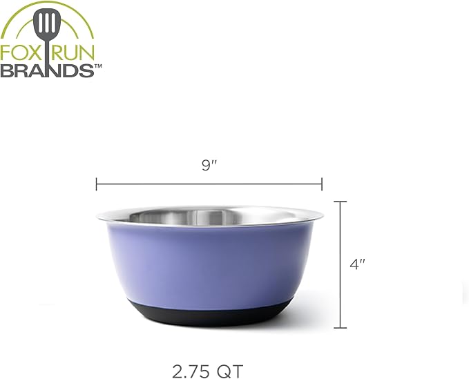 Fox Run Stainless Steel Mixing Bowl, 2.75 Quart - Image 7