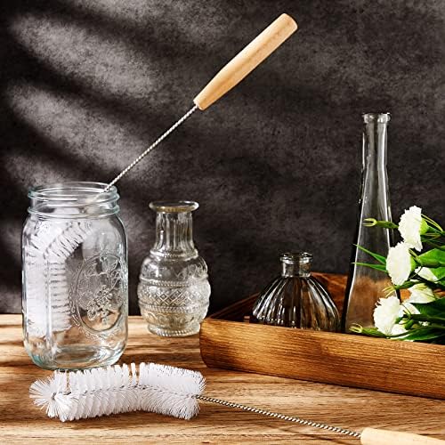 2 Pcs Nylon Carboy Cleaning Brush 13 Inch Long Gallon Jug Brush