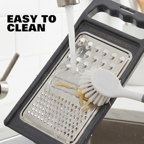 Cheese Grater with Handle, Stainless Steel, Cheese Shredder, Fruit and