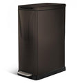 Home Zone Living 12 Gallon Slim Kitchen Trash Can by HomeZoneLiving