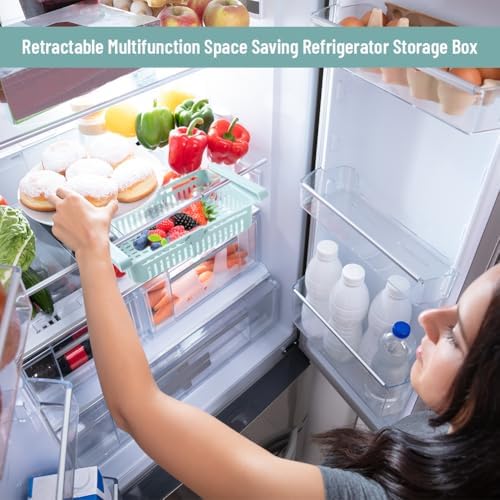 Refrigerator Drawers, Fridge Organizer Stackable Refrigerator
