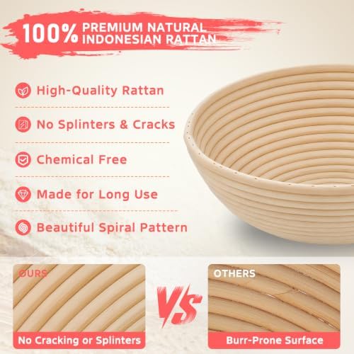 Sourdough Starter Kit with 6.5 QT Enamel Cast Iron Pot