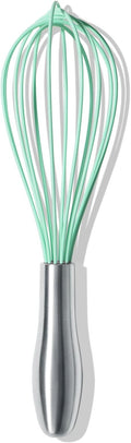 OYV 10-Inch Teal Silicone Whisk, Heat Resistant 480°F Kitchen Whisk by OYV