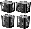 4 Pcs Lids Organizer for Rubbermaid Brilliance Lids