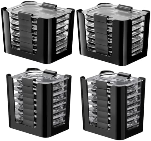 4 Pcs Lids Organizer for Rubbermaid Brilliance Lids
