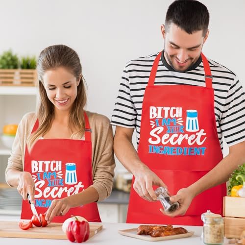 Haooryx Funny Cooking Aprons Cooking Baking Aprons Adjustable Neck