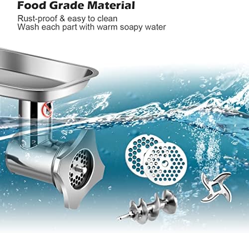 Tangkula Commercial Meat Grinder, 1.5 HP, 1100W
