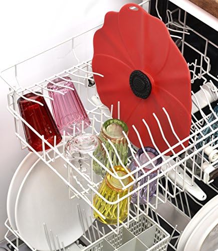 Charles Viancin Poppy Silicone Lid - Airtight Smooth-Rim Seal