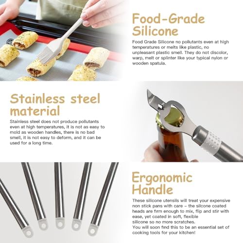 Kitchen Utensil Set-Silicone Cooking Utensils-33 Kitchen Gadgets &