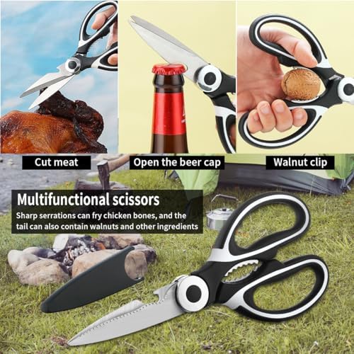 Evanda 10 Piece Stainless Steel Camping Utensil Set
