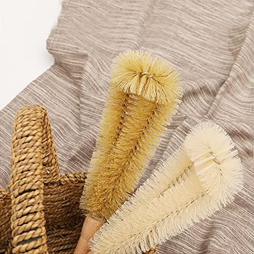 24 inch Extra Long Brush, Elbow Bristle, with Beech Wood Handle