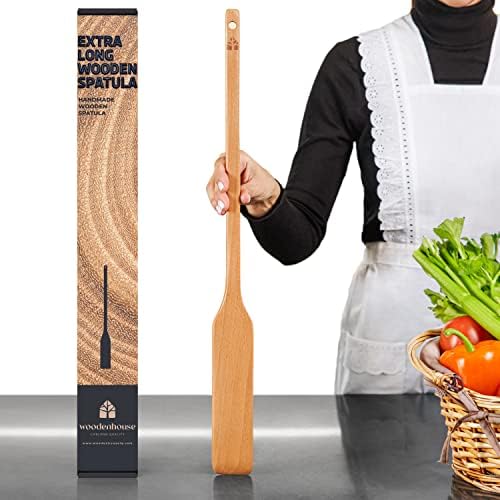 Wooden Paddle for Cooking, 24" Beech Crawfish & Stirring Paddle for