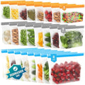 Dishwasher Safe Reusable Storage Bags Stand Up - BPA Free Reusable