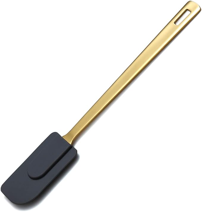 Gold Silicone Spatulas, Berglander Flexible Scrapers Baking Mixing Tool by Berglander