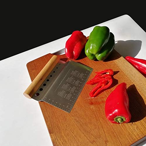 2 Pcs Dough Scraper & Bench Scraper Set