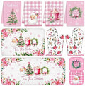 10 Pcs Christmas Kitchen Decor Set, Xmas Vintage Snowman Baking Gifts