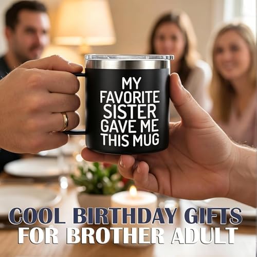 Funny Gifts for Brother Adult-Birthday Brother Gifts from Sister-Best