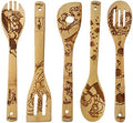 Beauty and the Beast Burned Wooden Spoons Cooking &Serving Utensils
