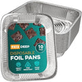 Aluminum Pans 9x13 [10 Pack] Aluminum Foil Trays - Disposable for