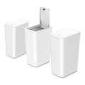N. NETDOT 3 Pack 2.6 Gallon / 10L Bathroom Trash Can by NNETDOT
