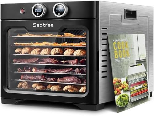 Black Knight Food Dehydrator, 8 Stainless Steel Trays