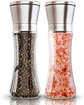 Salt and Pepper Grinder Set, 2 Pack, Stainless Steel