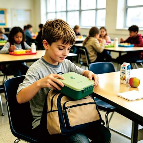 Kids Bento Lunch Box with 10 oz Insulated Food Jar for School