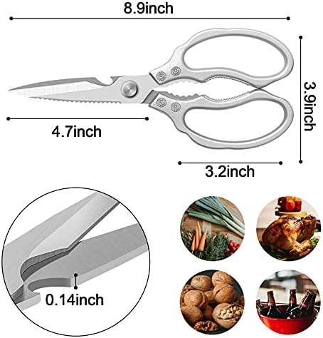 CGBE Kitchen Scissors, Multi-Purpose Kitchen Shears, Heavy Duty