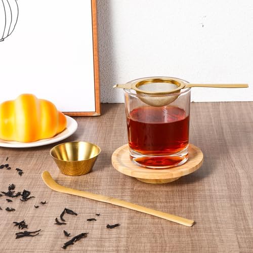 2.2" Mini Tea Sifter, 30 Fine Mesh Strainer Stainless Steel Small