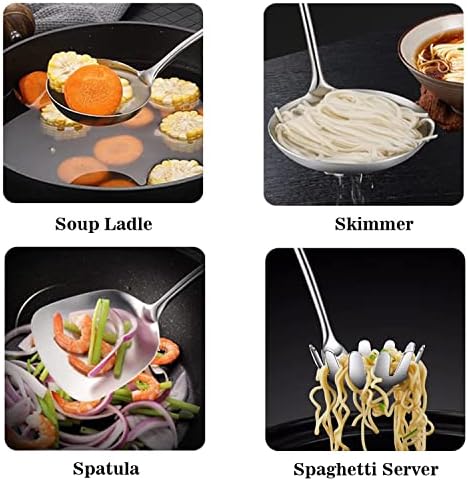 Stainless Steel Kitchen Cooking Utensils Set, 6 PCS
