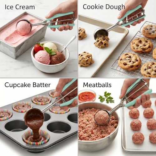 Ice Cream Scoop, #40 Cookie Scoop, 2 Tbsp/30 ml/1 oz Cookie Dough