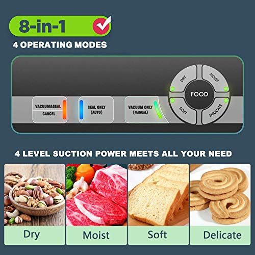 POTANE Precision Vacuum Sealer Machine, Silver