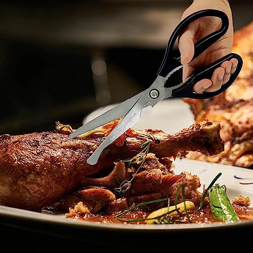 Korean BBQ Kalbi Meat Cutting Scissors Large All Purpose Stainless